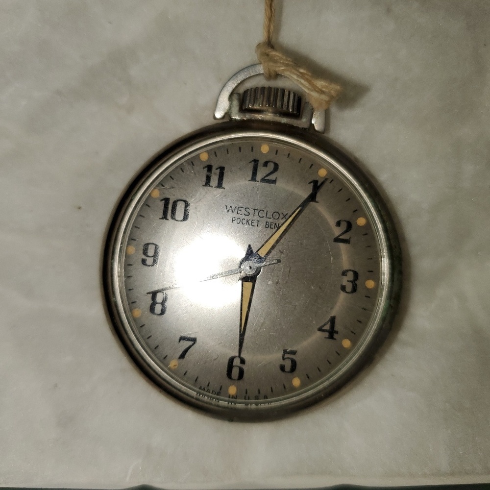 Antique Mens Pocketwatch Westclock